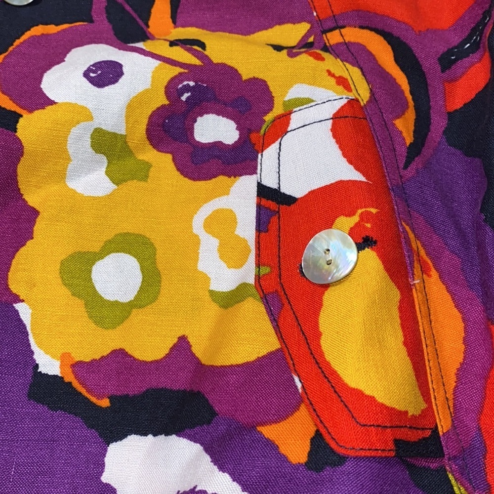 Ruby Rd. 10 Womens Collarless Linen Button Jacket - image 8